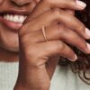 Pandora ME Pyramids Ring – 14 Karat Roségold-Beschichtung