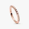 Pandora ME Pyramids Ring – 14 Karat Roségold-Beschichtung
