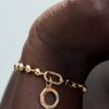 Pandora ME Rainbow Medallion Charm – 14 Karat vergoldet