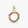 Pandora ME Rainbow Medallion Charm – 14 Karat vergoldet