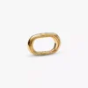 Pandora ME rechteckiges, aufklappbares Glied, 14 Karat vergoldet Pandora ME rechteckiges, aufklappbares Glied, 14 Karat vergoldet