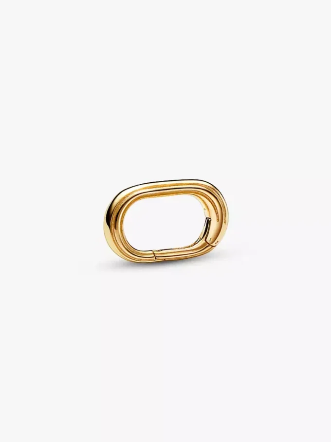 Pandora ME rechteckiges, aufklappbares Glied, 14 Karat vergoldet Pandora ME rechteckiges, aufklappbares Glied, 14 Karat vergoldet