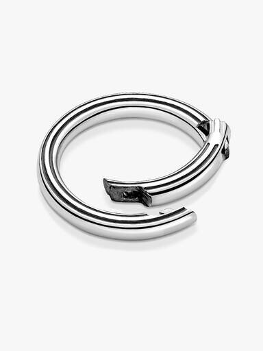 Pandora ME Runder, aufklappbarer Gliederanhänger – Sterlingsilber Pandora ME Runder, aufklappbarer Gliederanhänger – Sterlingsilber