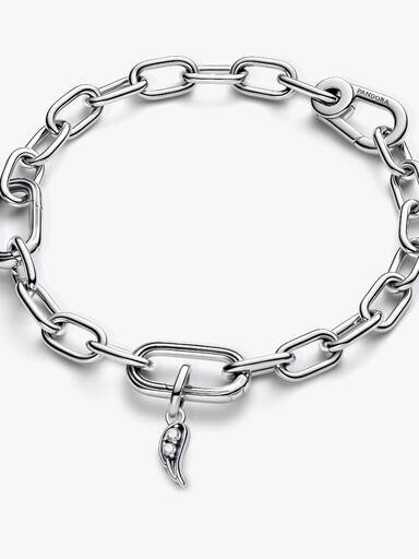 Pandora ME Sparkling Angel Wing Mini Dangle Charm – Sterlingsilber Pandora ME Sparkling Angel Wing Mini Dangle Charm – Sterlingsilber