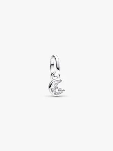 Pandora ME Sparkling Moon Mini Dangle Charm – Sterlingsilber Pandora ME Sparkling Moon Mini Dangle Charm – Sterlingsilber