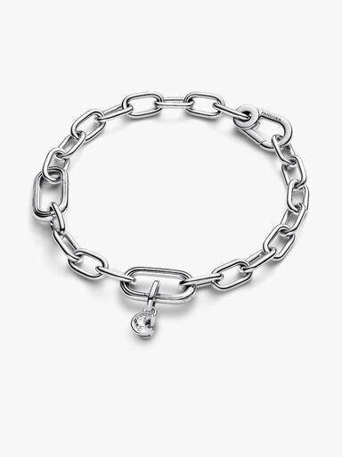Pandora ME Sparkling Moon Mini Dangle Charm – Sterlingsilber Pandora ME Sparkling Moon Mini Dangle Charm – Sterlingsilber