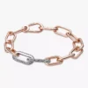 Pandora ME Styling Pavé Doppelglied aus Sterlingsilber