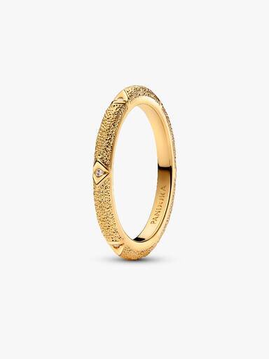 Pandora ME Texture & Stones Ring – 14 Karat vergoldet Pandora ME Texture & Stones Ring – 14 Karat vergoldet