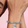 Pandora ME Zodiac Wheel Medaillon-Charm – Sterlingsilber