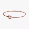 Pandora Moments Bangle, 14 Karat Roségold-Beschichtung Pandora Moments Bangle, 14 Karat Roségold-Beschichtung