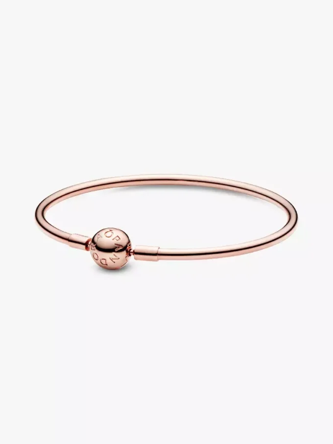 Pandora Moments Bangle, 14 Karat Roségold-Beschichtung Pandora Moments Bangle, 14 Karat Roségold-Beschichtung