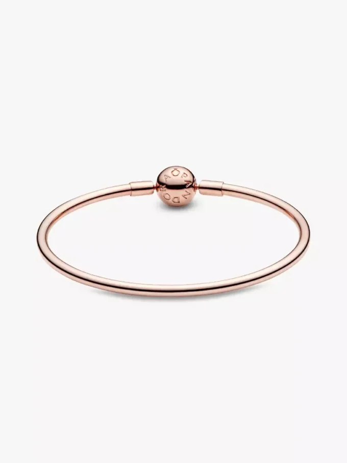 Pandora Moments Bangle, 14 Karat Roségold-Beschichtung Pandora Moments Bangle, 14 Karat Roségold-Beschichtung