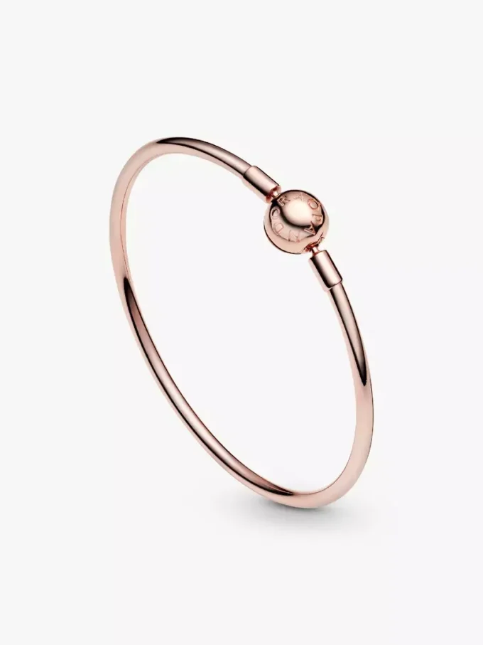 Pandora Moments Bangle, 14 Karat Roségold-Beschichtung Pandora Moments Bangle, 14 Karat Roségold-Beschichtung