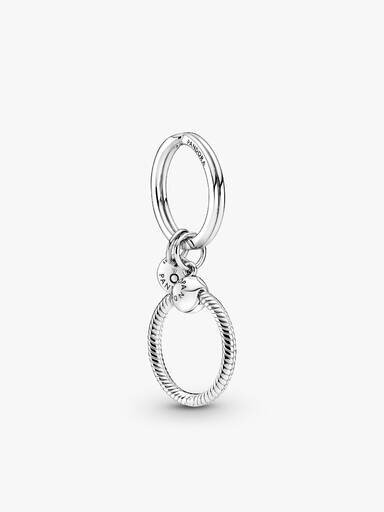 Pandora Moments Charm-Schlüsselanhänger – Sterlingsilber Pandora Moments Charm-Schlüsselanhänger – Sterlingsilber