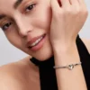 Pandora Moments Kettenarmband mit Nieten aus Sterlingsilber