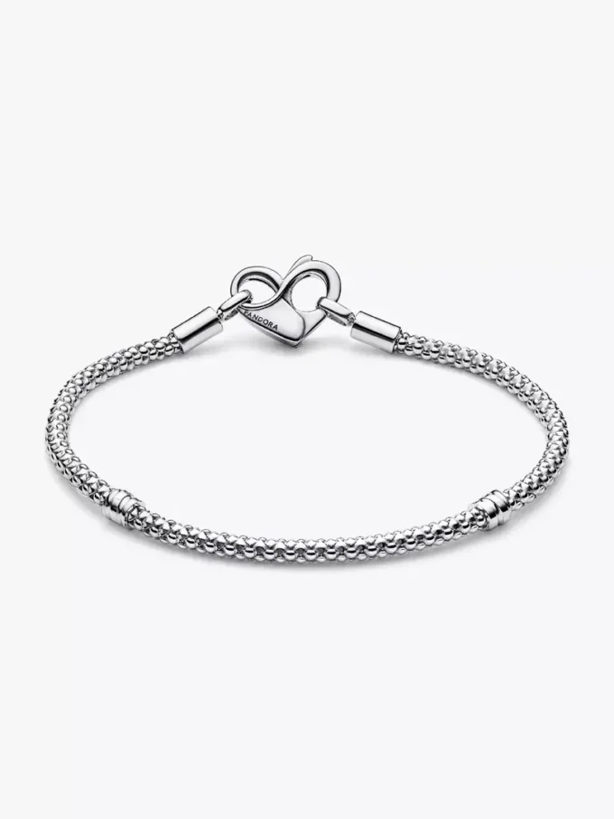Pandora Moments Kettenarmband mit Nieten aus Sterlingsilber