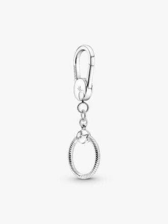 Pandora Moments Kleiner Taschenanhängerhalter – Sterlingsilber