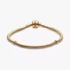 Pandora Moments Snake Chain-Armband 14 Karat Gold