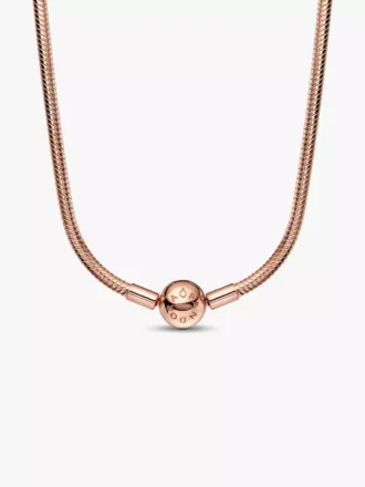 Pandora Moments Snake Chain mit 14-karätiger Roségoldbeschichtung