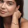 Pandora Moments Sparkling Crown O Snake Chain-Armband, 14 Karat Roségold-Beschichtung Pandora Moments Sparkling Crown O Snake Chain-Armband, 14 Karat Roségold-Beschichtung