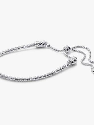 Pandora Moments Studded Chain Slider Armband – Sterlingsilber Pandora Moments Studded Chain Slider Armband – Sterlingsilber