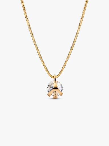 Pandora Nova 14-karätige Gold-Halskette mit Anhänger aus Labordiamanten – 1,00 ct TW, 14-karätiges Gold Pandora Nova 14-karätige Gold-Halskette mit Anhänger aus Labordiamanten – 1,00 ct TW, 14-karätiges Gold