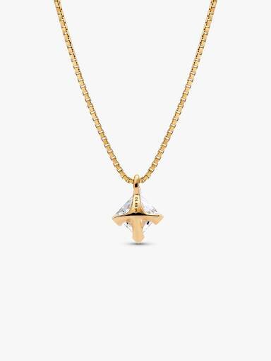 Pandora Nova 14-karätige Gold-Halskette mit Anhänger aus Labordiamanten – 1,00 ct TW, 14-karätiges Gold Pandora Nova 14-karätige Gold-Halskette mit Anhänger aus Labordiamanten – 1,00 ct TW, 14-karätiges Gold