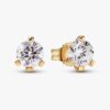 Pandora Nova 14-karätige Gold-Ohrringe mit Labordiamanten – 1,00 ct TW, 14-karätiges Gold Pandora Nova 14-karätige Gold-Ohrringe mit Labordiamanten – 1,00 ct TW, 14-karätiges Gold