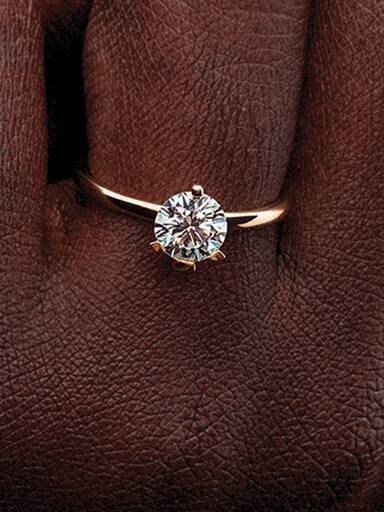 Pandora Nova 14-karätiger Goldring mit synthetischem Diamanten – 1,00 ct TW, 14-karätiges Gold Pandora Nova 14-karätiger Goldring mit synthetischem Diamanten – 1,00 ct TW, 14-karätiges Gold