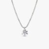 Pandora Nova Halskette mit Anhänger aus 14 Karat Weißgold mit Lab-Grown Diamonds – 0,50 Karat Gesamtgewicht, 14 Karat Weißgold Pandora Nova Halskette mit Anhänger aus 14 Karat Weißgold mit Lab-Grown Diamonds – 0,50 Karat Gesamtgewicht, 14 Karat Weißgold