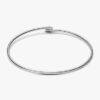 Pandora Nova Offener Armreif aus Sterlingsilber mit im Labor gezüchtetem Diamanten – 0,25 ct TW, Sterlingsilber