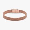 Pandora Reflexions Langes Pavé-Armband mit Verschluss – 14 Karat Roségold-Beschichtung