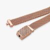 Pandora Reflexions Langes Pavé-Armband mit Verschluss – 14 Karat Roségold-Beschichtung