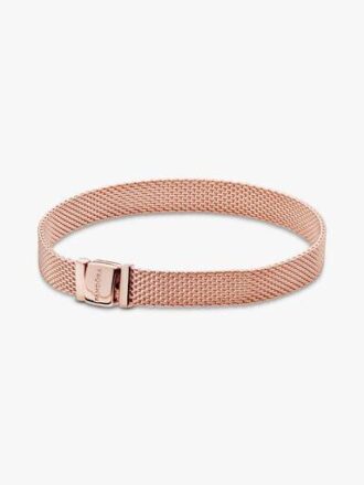 Pandora Reflexions™ Mesh-Armband – 14 Karat Roségold-Beschichtung Pandora Reflexions™ Mesh-Armband – 14 Karat Roségold-Beschichtung