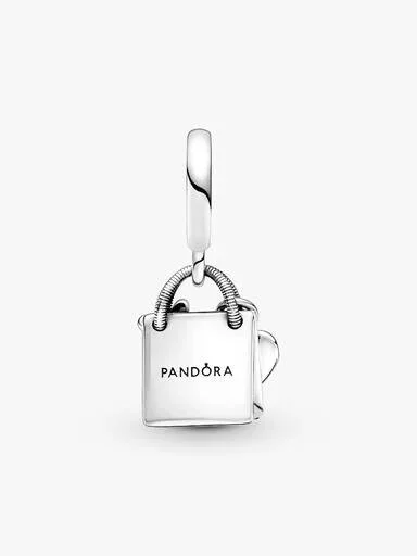 Pandora Shopping Bag Dangle Charm – Sterlingsilber Pandora Shopping Bag Dangle Charm – Sterlingsilber
