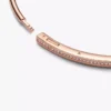Pandora Signature I-D Pavé-Bangle, 14 Karat Roségold-Beschichtung Pandora Signature I-D Pavé-Bangle, 14 Karat Roségold-Beschichtung