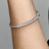 Pandora Signature I-D Pavé-Bangle – Sterlingsilber