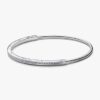 Pandora Signature I-D Pavé-Bangle – Sterlingsilber