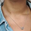 Pandora Signature Intertwined Pavé Pendant Halskette – Sterlingsilber