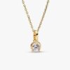 Pandora Talisman 14-karätiger Gold-Anhänger mit laborgezüchtetem Diamant in Hufeisenform – 0,25 ct TW, 14-karätiges Gold Pandora Talisman 14-karätiger Gold-Anhänger mit laborgezüchtetem Diamant in Hufeisenform – 0,25 ct TW, 14-karätiges Gold