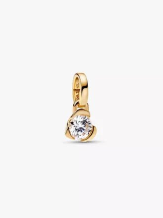 Pandora Talisman 14-karätiger Gold-Anhänger mit Herz aus Lab-Grown Diamonds, 0,25 Karat insgesamt, 14-karätiges Gold Pandora Talisman 14-karätiger Gold-Anhänger mit Herz aus Lab-Grown Diamonds, 0,25 Karat insgesamt, 14-karätiges Gold
