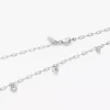 Pandora Talisman Halskette aus Sterlingsilber mit Lab-Grown-Diamanten, Papierklammerkette, 0,33 ct TW, Sterlingsilber Pandora Talisman Halskette aus Sterlingsilber mit Lab-Grown-Diamanten, Papierklammerkette, 0,33 ct TW, Sterlingsilber