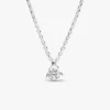 Pandora Talisman Halskette mit Herz-Anhänger aus Sterlingsilber und synthetischem Diamant – 0,25 ct TW, Sterlingsilber Pandora Talisman Halskette mit Herz-Anhänger aus Sterlingsilber und synthetischem Diamant – 0,25 ct TW, Sterlingsilber