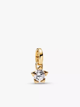 Pandora Talisman 14-karätiger Gold-Anhänger mit im Labor gezüchtetem Diamant in Sternform, 0,25 Karat insgesamt, 14-karätiges Gold Pandora Talisman 14-karätiger Gold-Anhänger mit im Labor gezüchtetem Diamant in Sternform, 0,25 Karat insgesamt, 14-karätiges Gold
