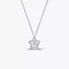 Pandora Talisman Halskette mit Sternanhänger aus Sterlingsilber und Lab-Grown Diamonds, 0,15+ Karat insgesamt, Sterlingsilber Pandora Talisman Halskette mit Sternanhänger aus Sterlingsilber und Lab-Grown Diamonds, 0,15+ Karat insgesamt, Sterlingsilber