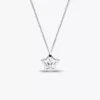 Pandora Talisman Halskette mit Sternanhänger aus Sterlingsilber und Lab-Grown Diamonds, 0,15+ Karat insgesamt, Sterlingsilber Pandora Talisman Halskette mit Sternanhänger aus Sterlingsilber und Lab-Grown Diamonds, 0,15+ Karat insgesamt, Sterlingsilber