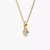 Pandora Talisman Mond-Anhänger aus 14 Karat Gold mit synthetischem Diamanten, 0,25 Karat insgesamt, 14 Karat Gold Pandora Talisman Mond-Anhänger aus 14 Karat Gold mit synthetischem Diamanten, 0,25 Karat insgesamt, 14 Karat Gold