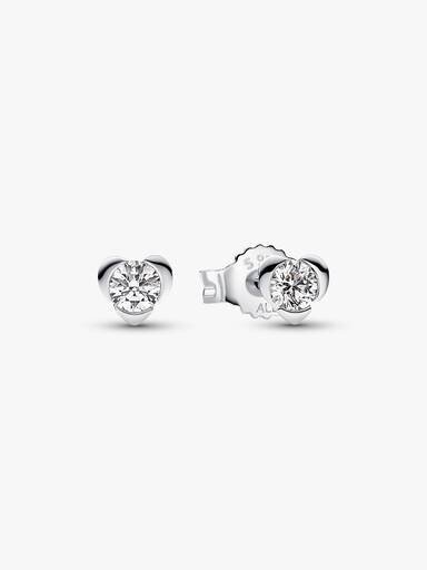 Pandora Talisman Ohrringe aus Sterlingsilber mit Lab-Grown Diamonds – 0,30 ct TW, Sterlingsilber Pandora Talisman Ohrringe aus Sterlingsilber mit Lab-Grown Diamonds – 0,30 ct TW, Sterlingsilber