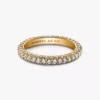 Pandora Timeless Pavé Einreihiger Ring, 14-karätige Vergoldung Pandora Timeless Pavé Einreihiger Ring, 14-karätige Vergoldung