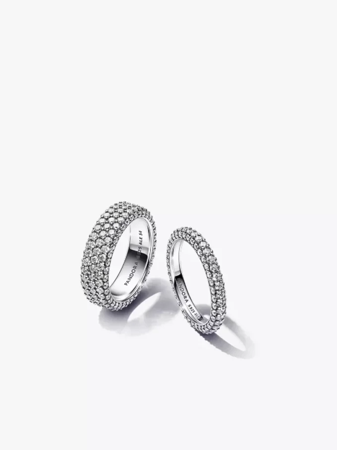 Pandora Timeless Pavé-Ringe-Set, 2er-Set
